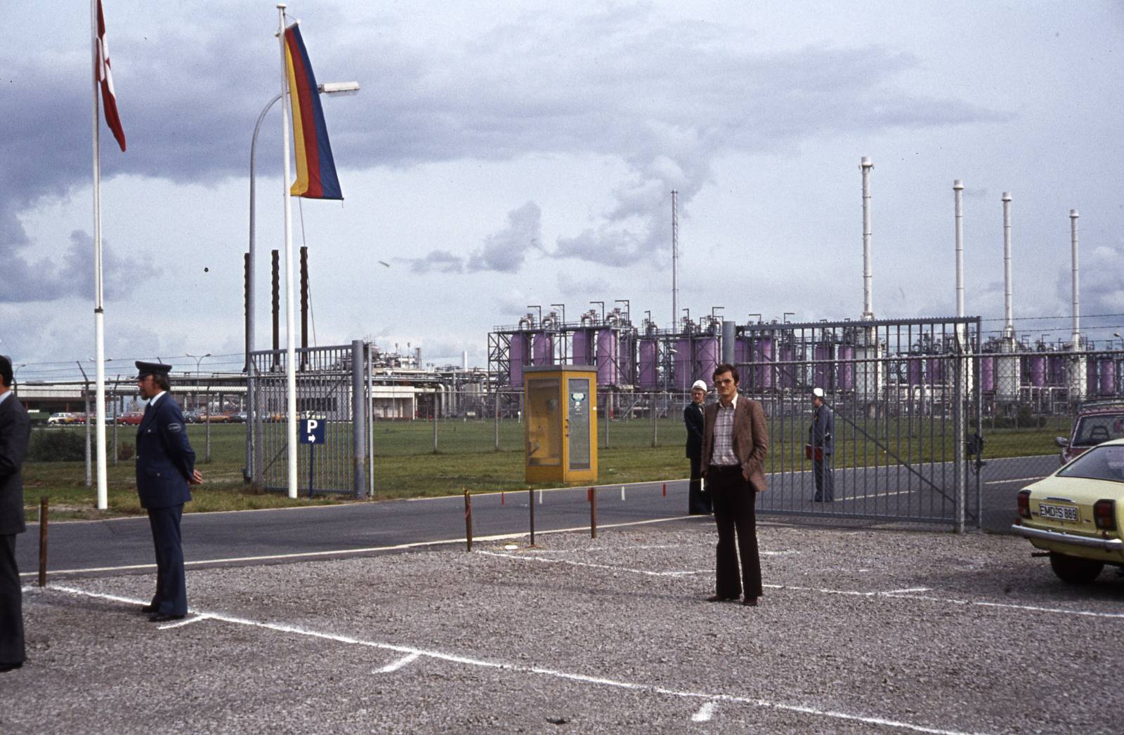 Åpning av den første gassrørledningen i Emden.